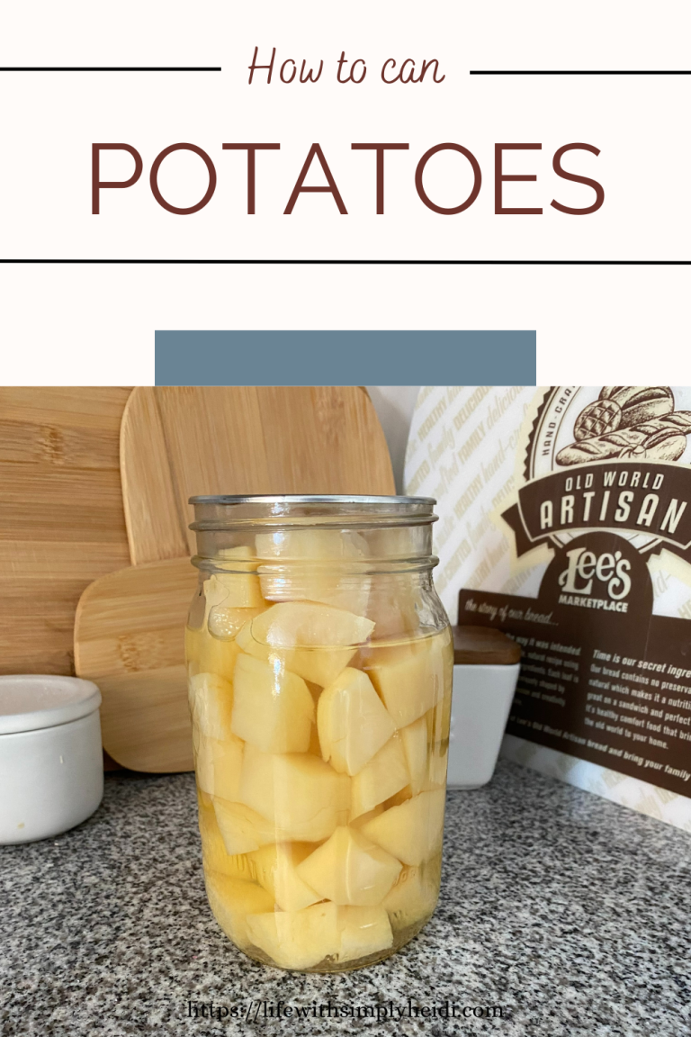 How to can potatoes